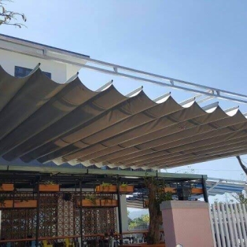 Mái xếp bạt lượn sóng