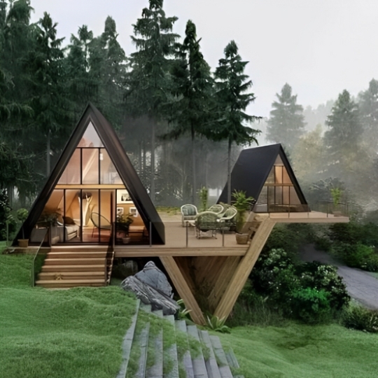 Mẫu nhà bungalow lắp ghép đẹp